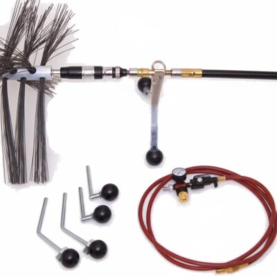 860270 Nikro Commercial Pneumatic Rotary Brush System w/ Guide